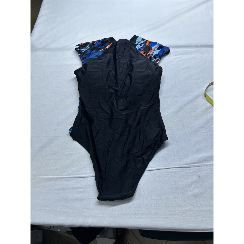 axesea swimsuit One piece Sleeveless Size 14 Women's  Focus Series - Picture 10 of 12